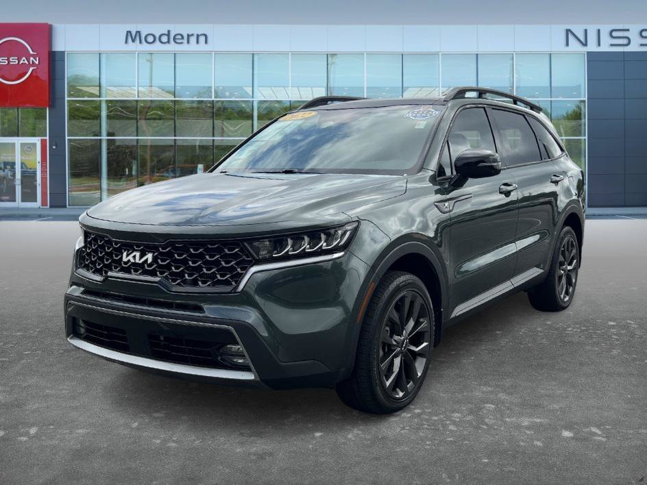 Used 2022 Aruba Green Kia X-Line EX image 1