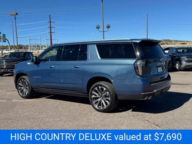 Certified Used 2026 Lakeshore Blue Metallic Chevrolet High Country image 3