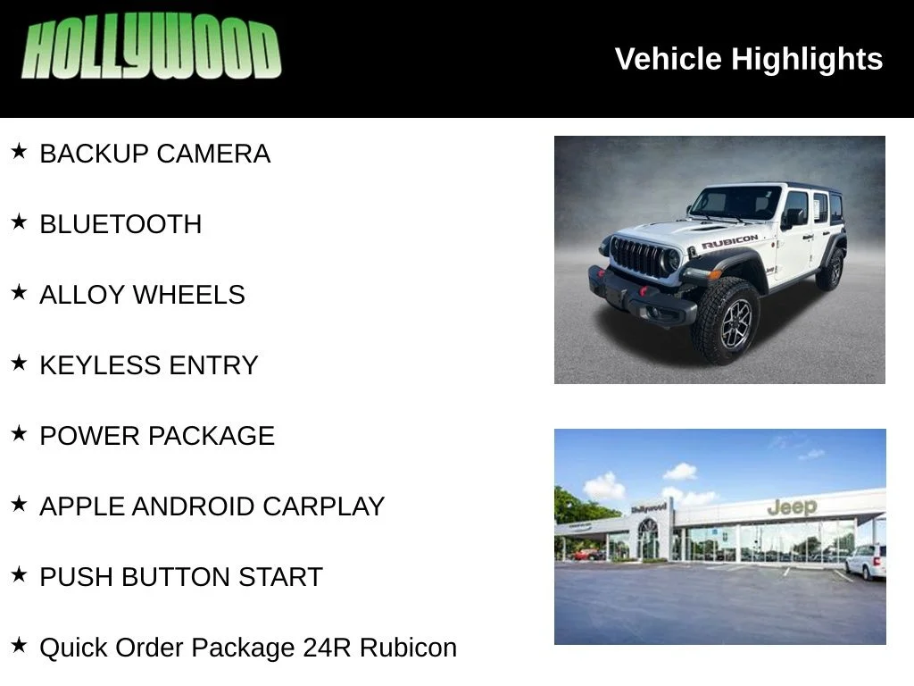 Used 2024 White Jeep Rubicon image 3