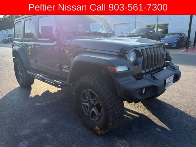 Used 2018 Gray Jeep Unlimited Sport S image 1