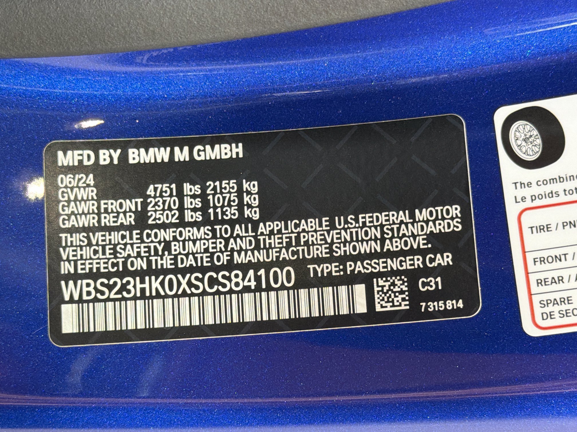 Used 2025 Portimao Blue Metallic BMW Competition image 42