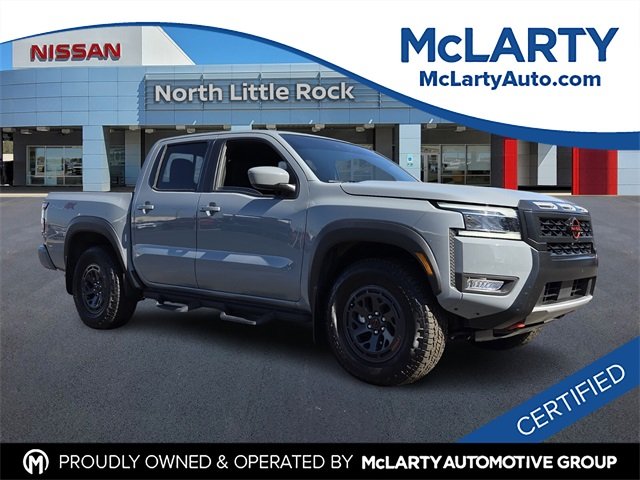 Certified 2025 Nissan Frontier PRO-4X with VIN 1N6ED1EK4SN644596 for sale in Little Rock