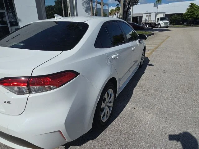 Used 2021 White Toyota LE image 4
