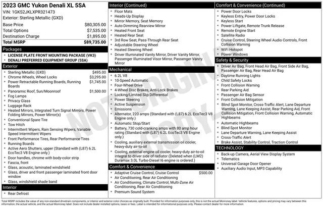 Certified Used 2023 Sterling Metallic GMC Denali image 42