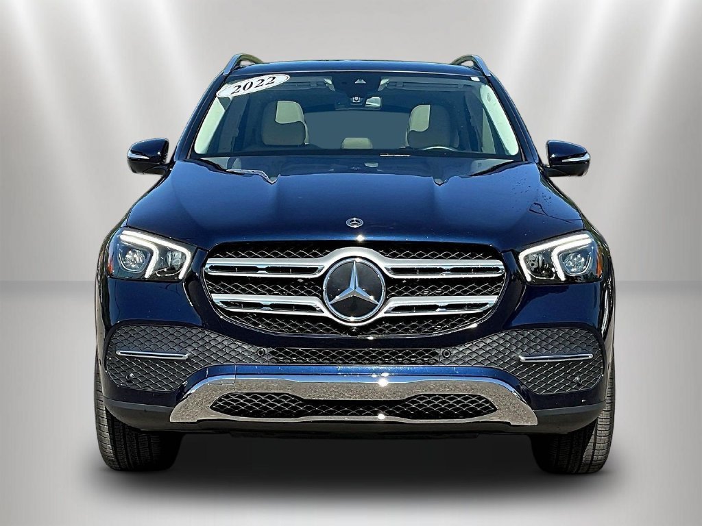 Certified Used 2022 Lunar Blue Metallic Mercedes-Benz GLE 350 image 2