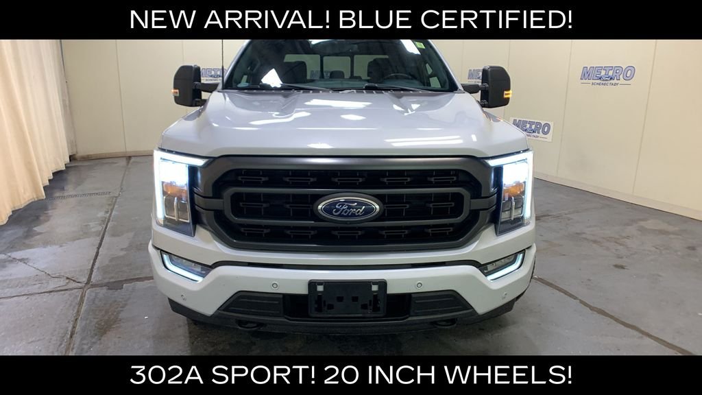 Certified Used 2022 White Metallic Ford XLT image 46