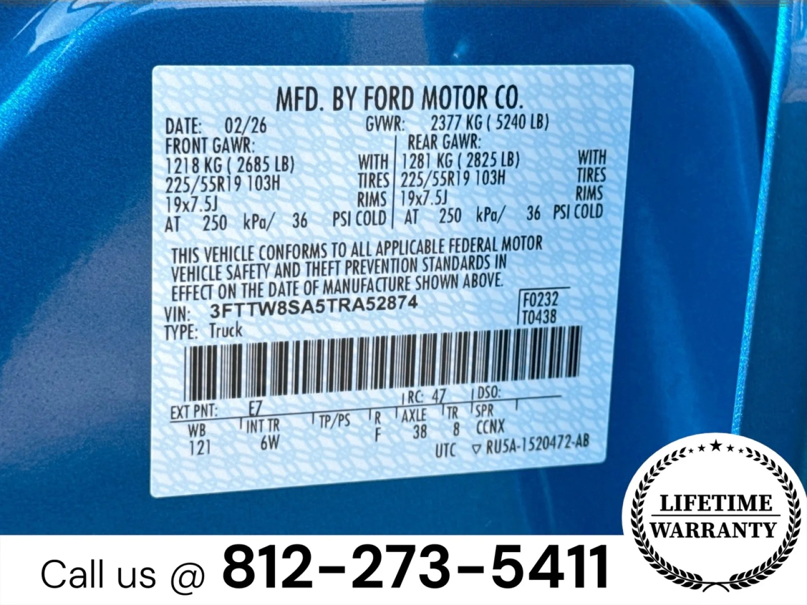 New 2026 Velocity Blue Ford Lariat® image 32
