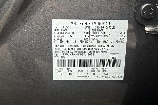 New 2026 Carbonized Gray Metallic Ford ST-Line image 49