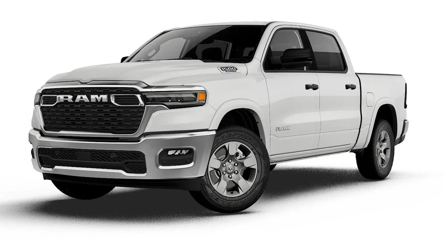 New 2027 Bright White Clear-Coat Exterior Paint RAM Big Horn image 13