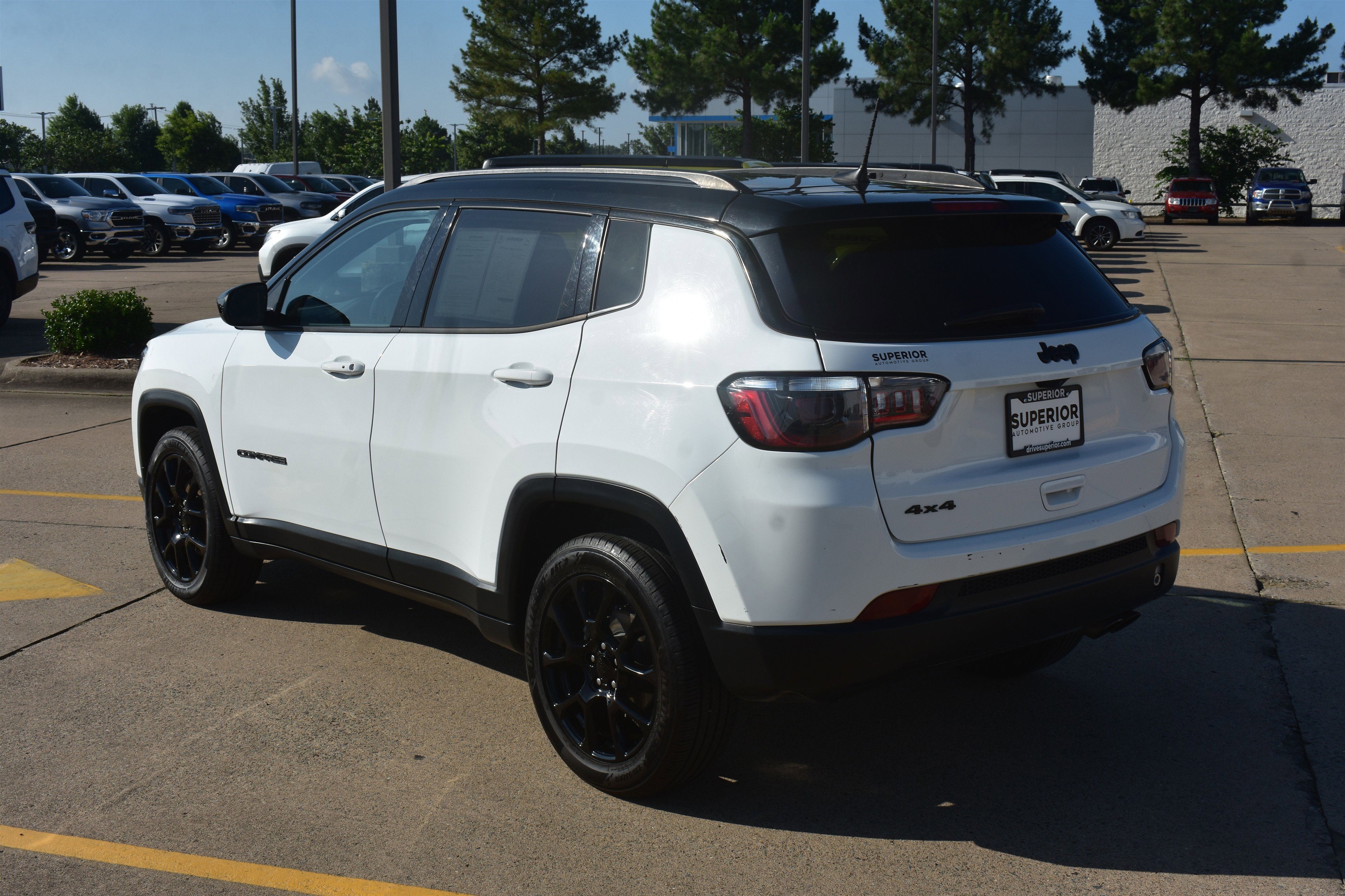 Used 2022 Bright White Clearcoat Jeep Altitude image 8