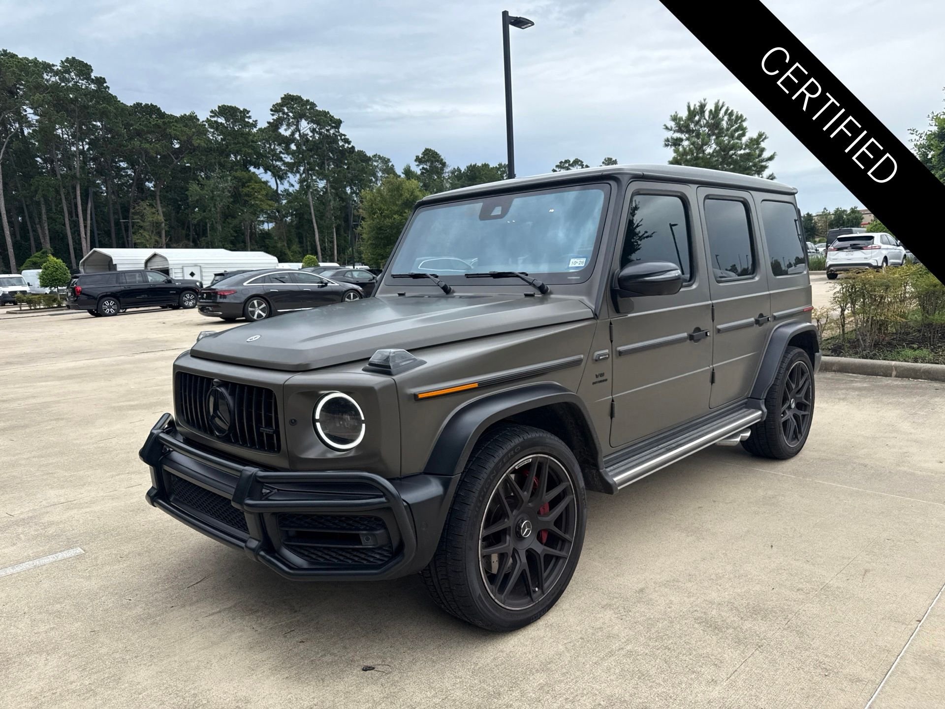 Certified Used 2023 MANUFAKTUR dark olive Green magno Mercedes-Benz G 63 AMG® image 8