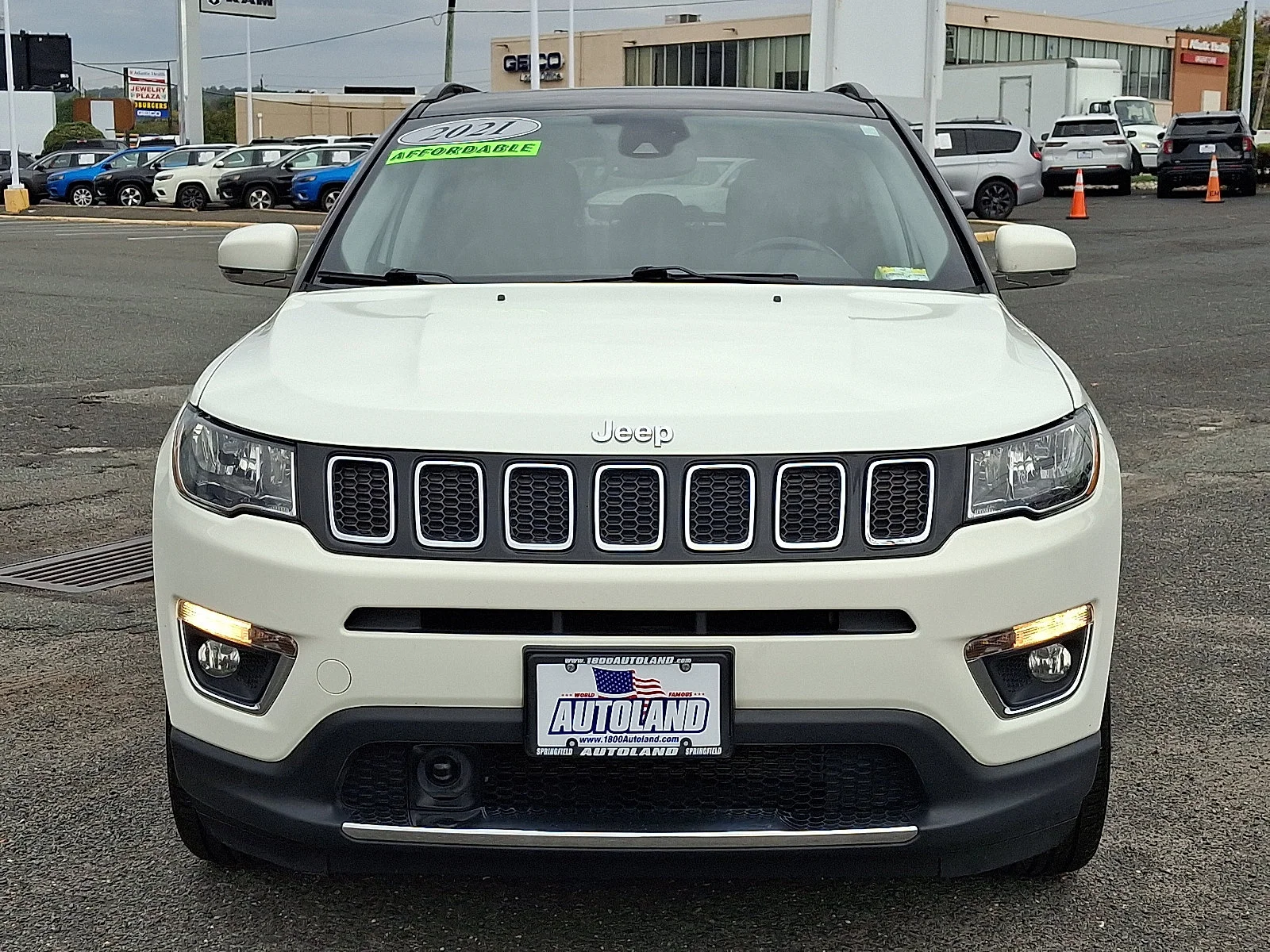 Used 2021 Jeep Compass Limited with VIN 3C4NJDCB4MT557607 for sale in Springfield, NJ