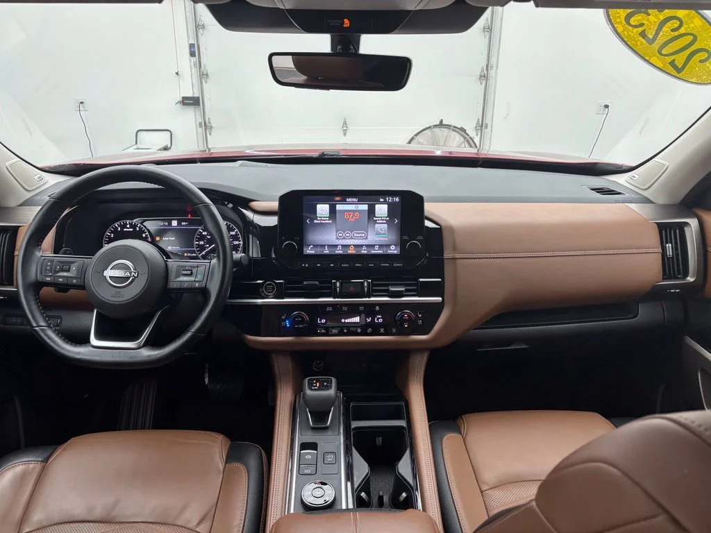 Certified Used 2023 Red Nissan Platinum image 3
