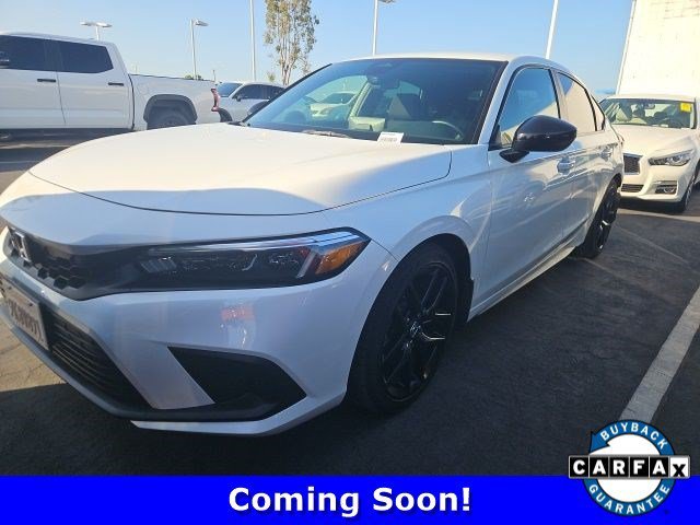 Certified Used 2024 Platinum White Pearl Honda Sport image 1
