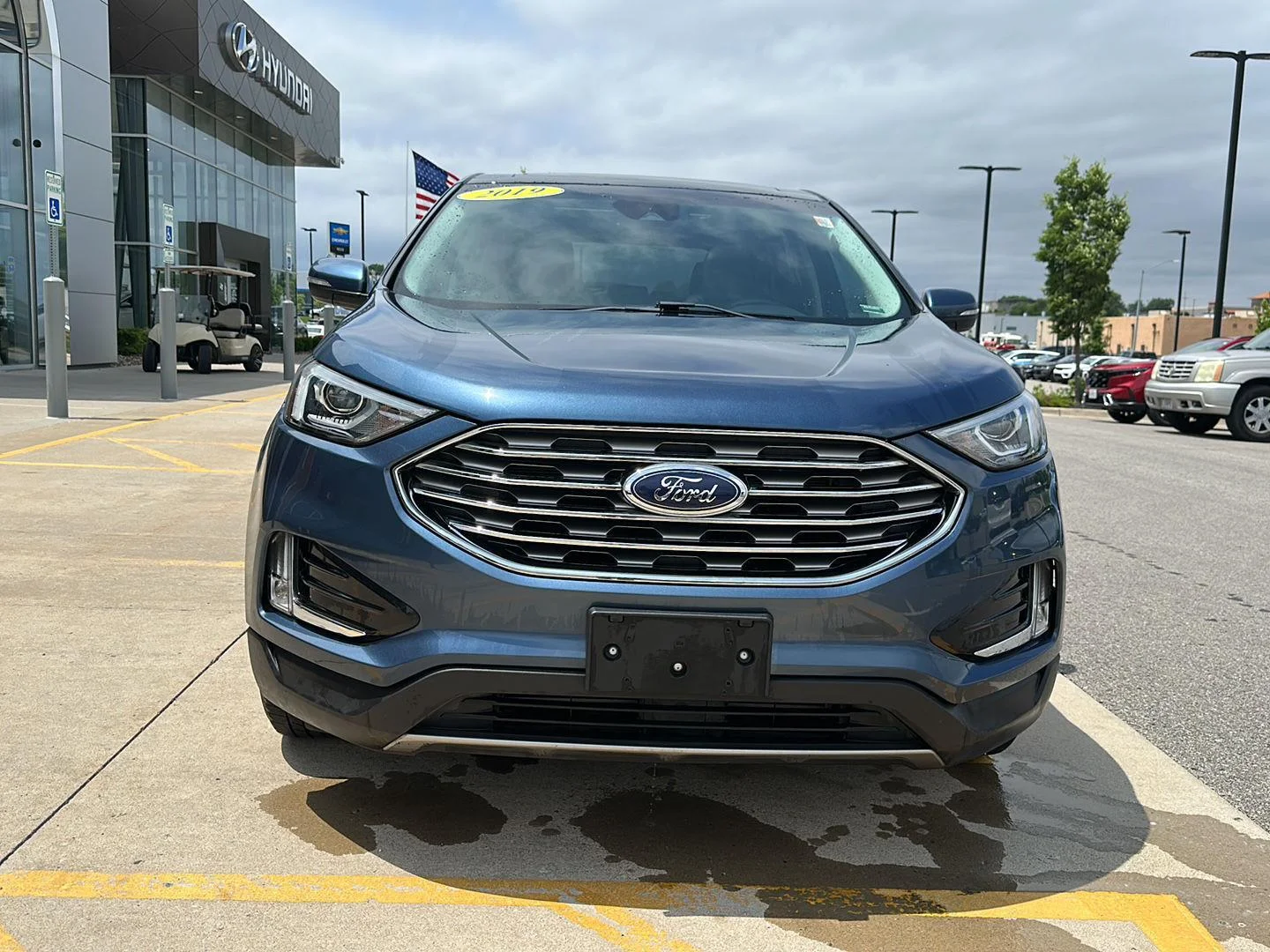 Used 2019 Blue Metallic Ford SEL image 7