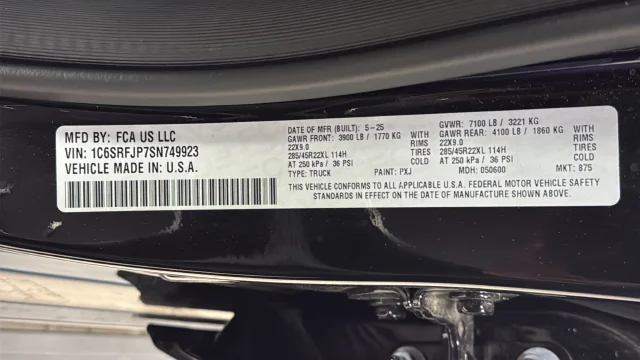 Used 2025 Diamond Black Ram Laramie image 30