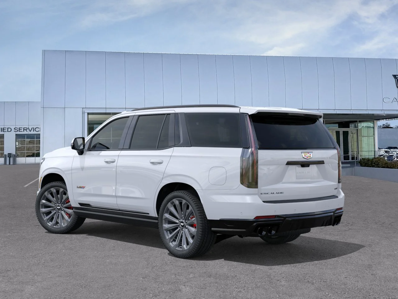New 2027 Vibrant White Tricoat Cadillac AWD V-Series image 3