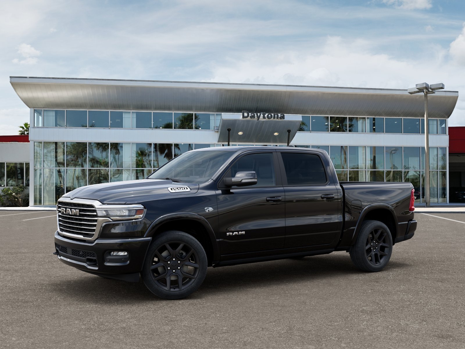 New 2026 Diamond Black Crystal Pearlcoat RAM Laramie image 28