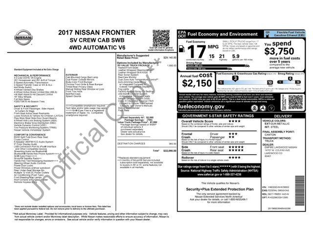 Used 2017 Gray Nissan SV image 4