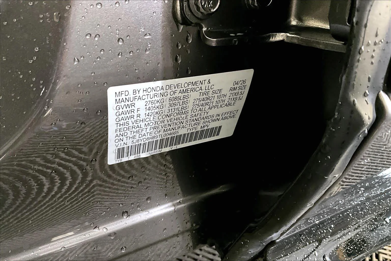New 2026 Liquid Carbon Metallic Acura Type S With Advance Package image 13