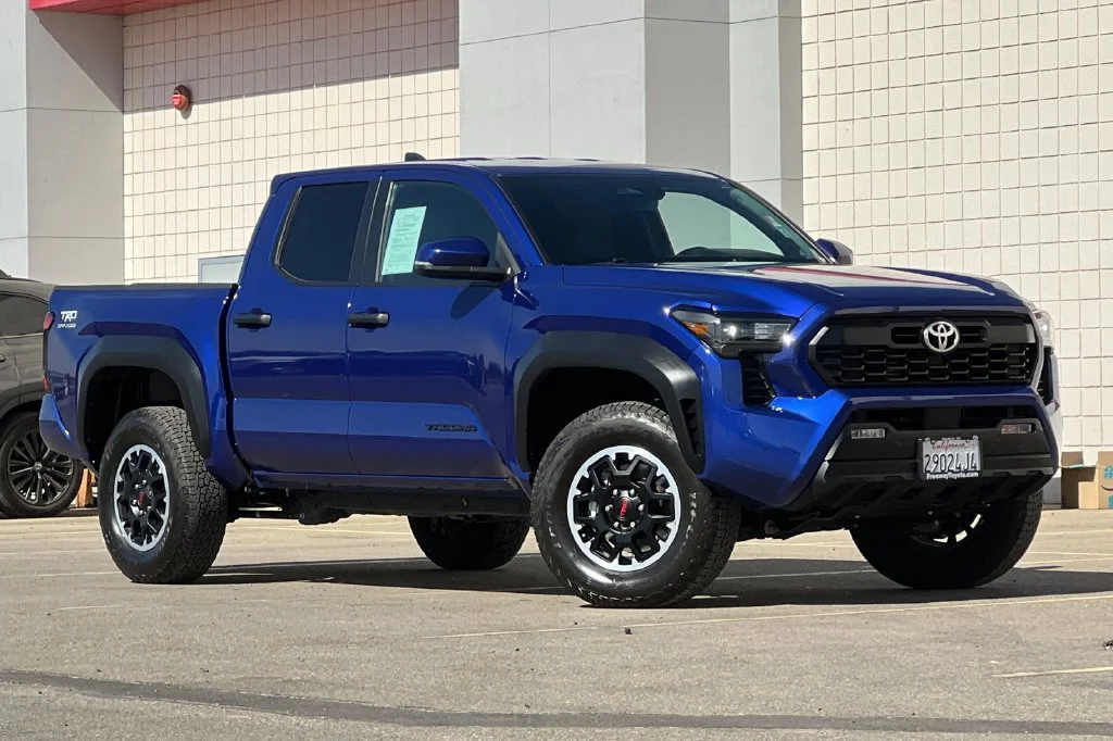 Used 2025 Blue Toyota TRD Off-Road image 2