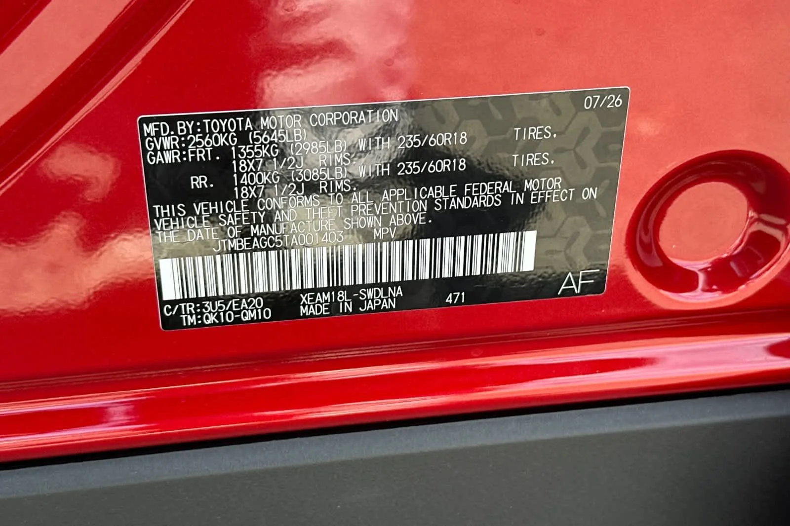 New 2026 ELEMENTAL RED PEARL Subaru Premium image 26