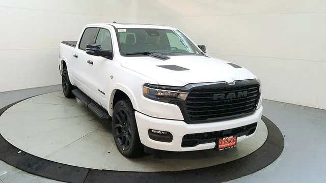 New 2026 Bright White Clear-Coat Exterior Paint RAM Laramie image 14