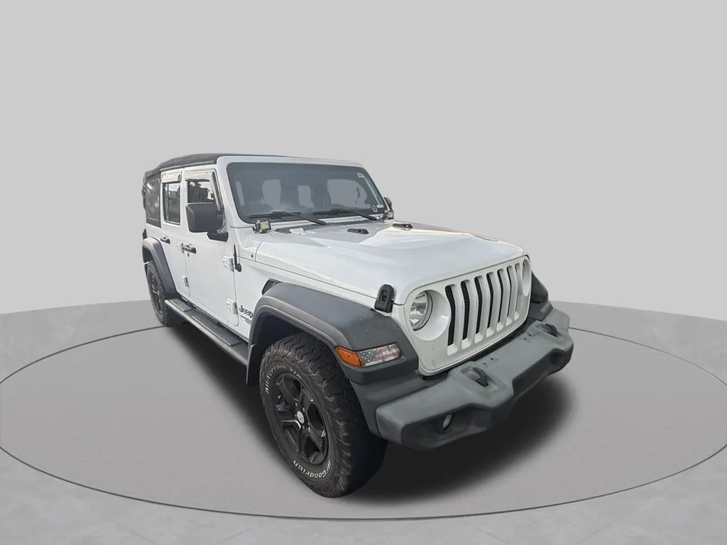 Used 2018 White Jeep Unlimited Sport S image 3