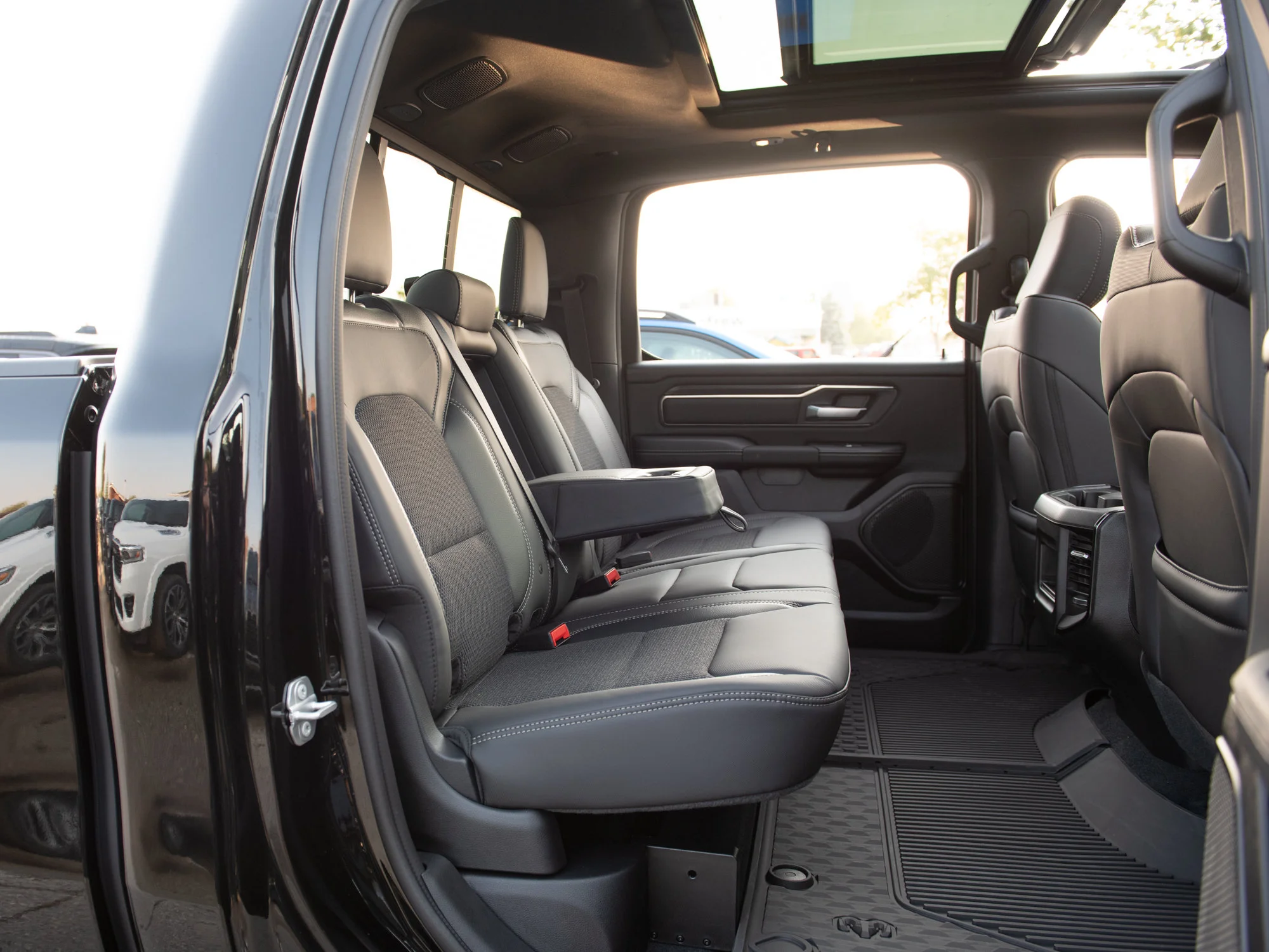 New 2026 Black RAM Sport* Crew Cab 4x4, Panoramic Sunroof, Heated Seats/Wheel, Alpine Audio image 25