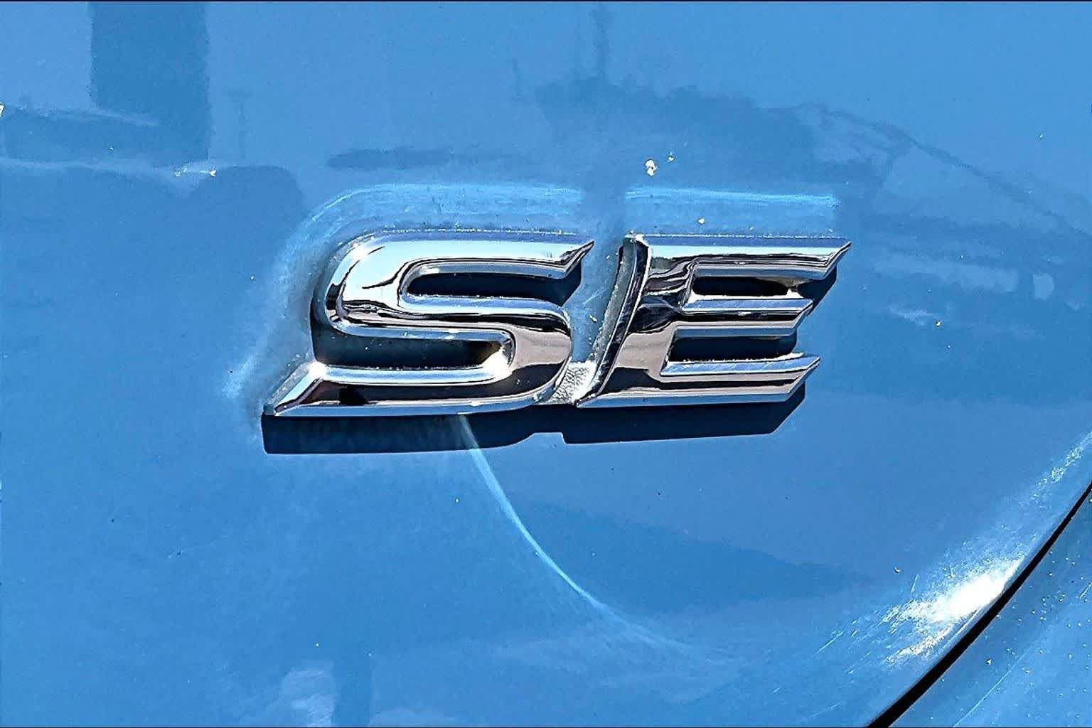 Used 2023 Cavalry Blue Toyota SE image 10