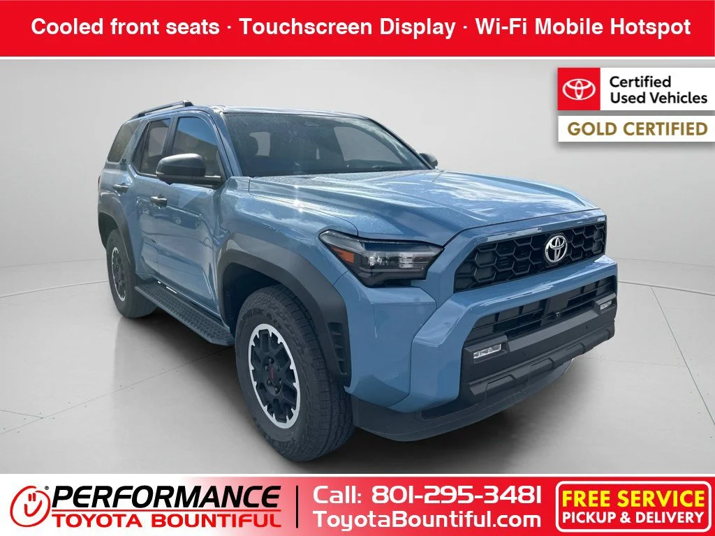 Certified Used 2026 Blue Toyota TRD Off-Road Premium image 1