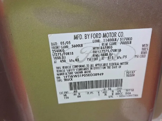Used 2005  Ford Lariat image 7