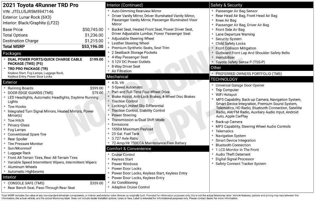 Used 2021  Toyota TRD Pro image 6