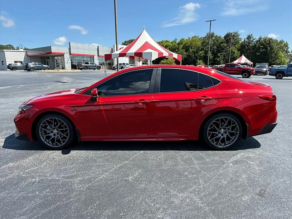 Used 2025 Red Toyota SE image 1