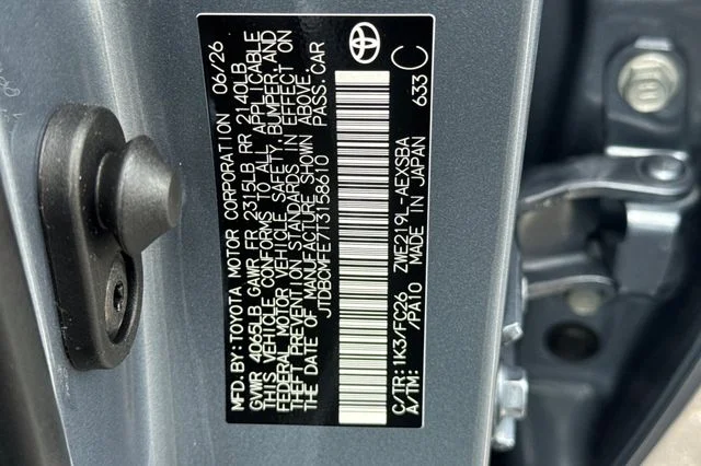 New 2026 Celestite Toyota  SE image 33