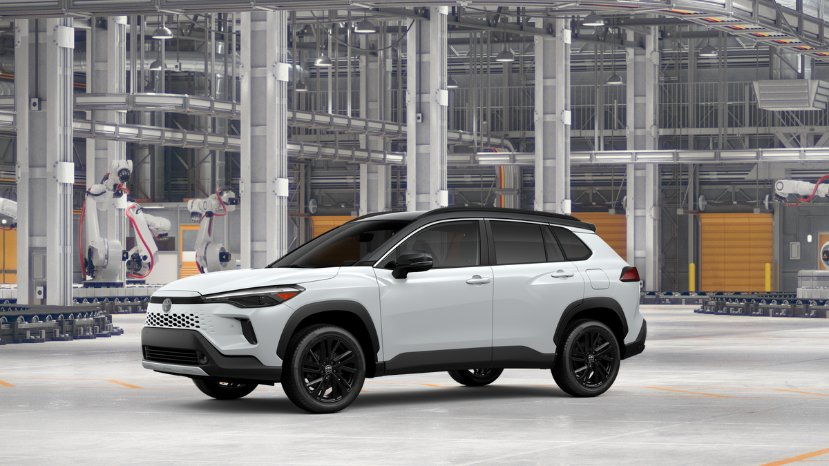 New 2026 Wind Chill Pearl with Jet Black roof Toyota Hybrid XSE image 2
