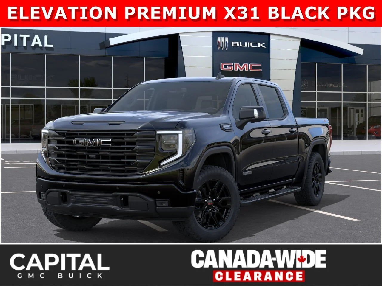 New 2026 ONYX BLACK GMC Elevation image 1