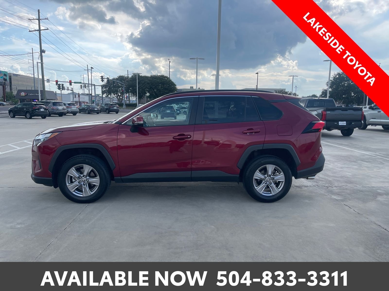 Certified Used 2025 Red Toyota XLE image 2