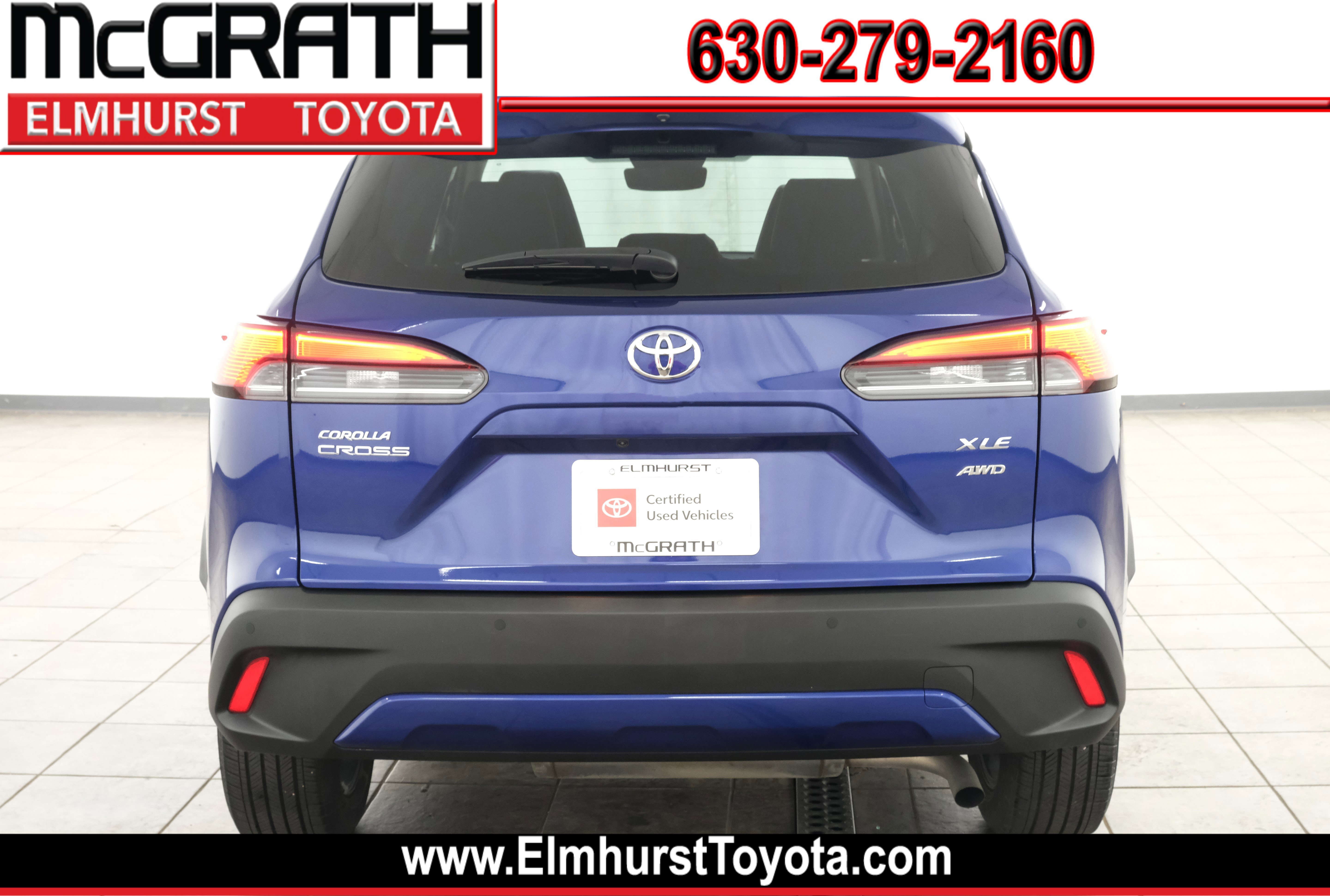 Blue Crush Metallic 2025 Toyota Corolla Cross XLE AWD SUV / Crossover All-Wheel Drive 10-Speed CVT