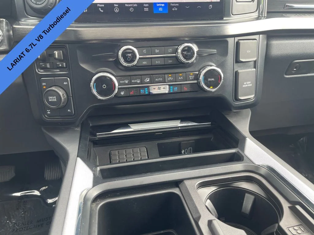 Used 2024 Antimatter Blue Metallic Ford Lariat image 11