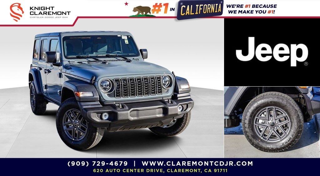 【jeep nkht】 New 2026 Jeep Wrangler Sport S 4D Sport Utility in Claremont