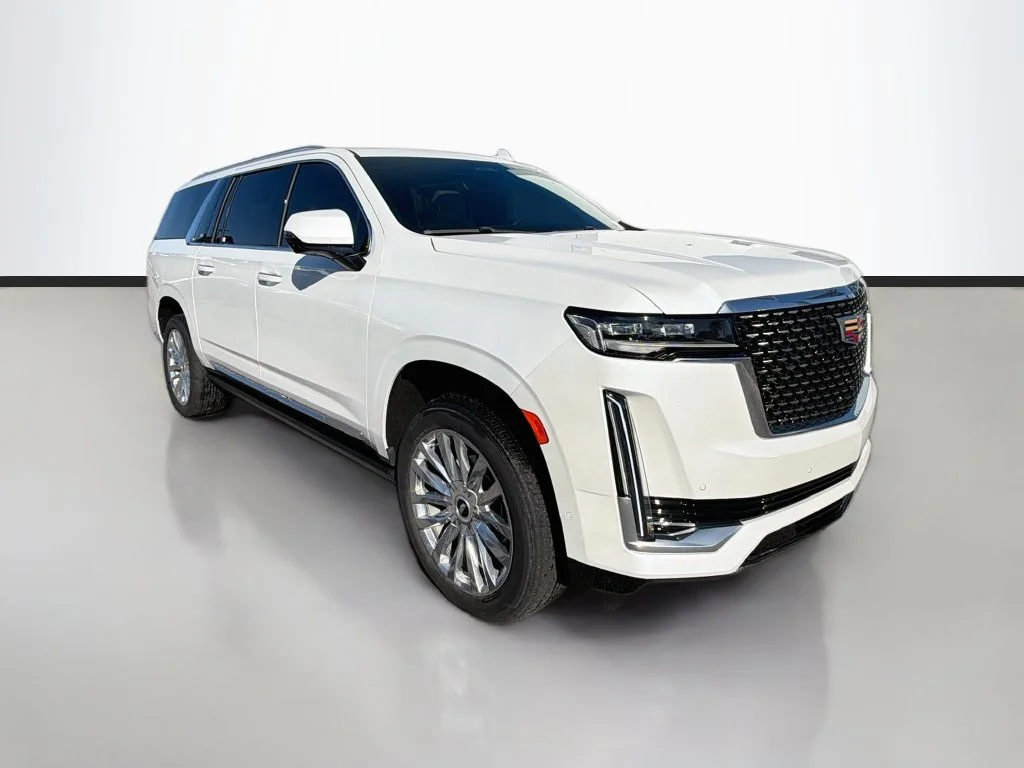 Used 2024 Crystal White Cadillac Premium image 3