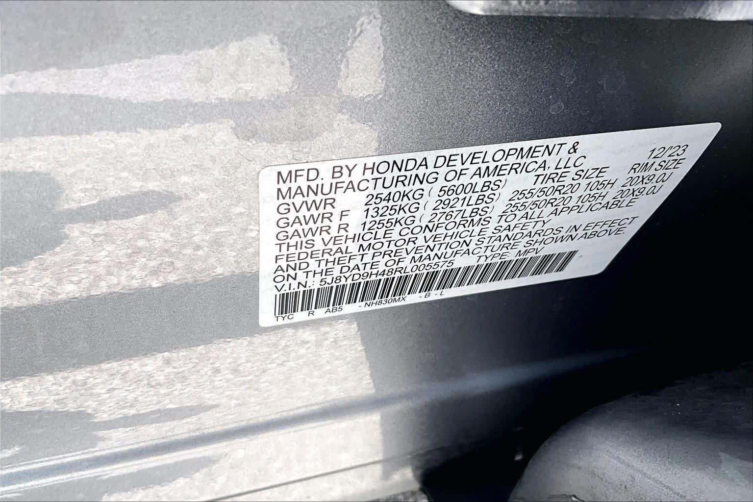 Used 2024 Lunar Silver Metallic Acura w/Technology Package image 35