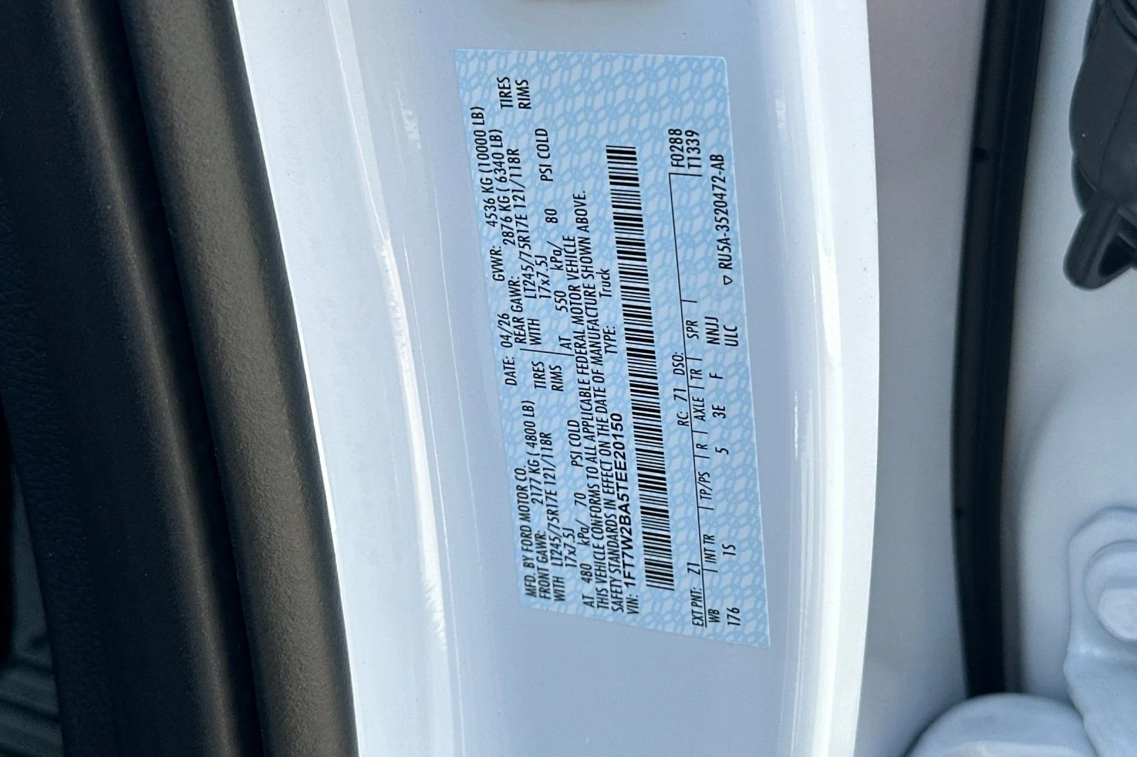 New 2026 White Ford XL image 27