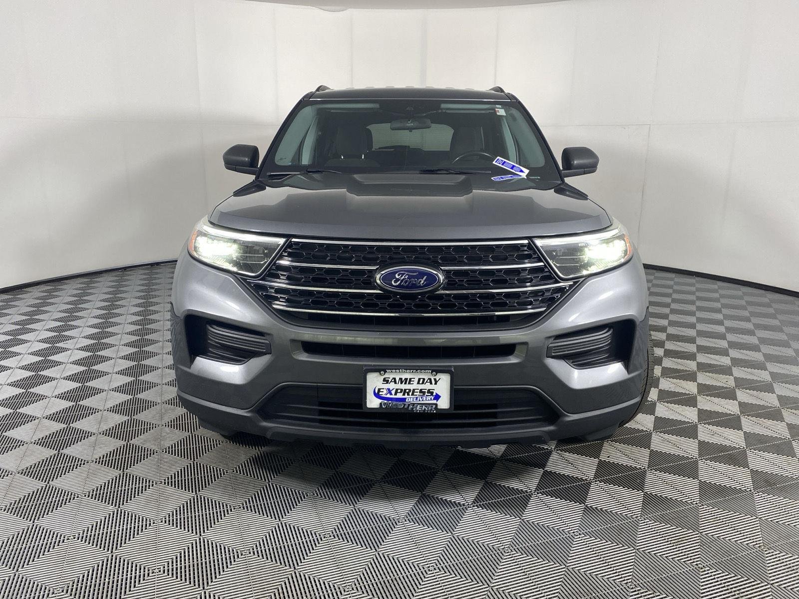 Used 2021 Carbonized Gray Ford XLT image 2