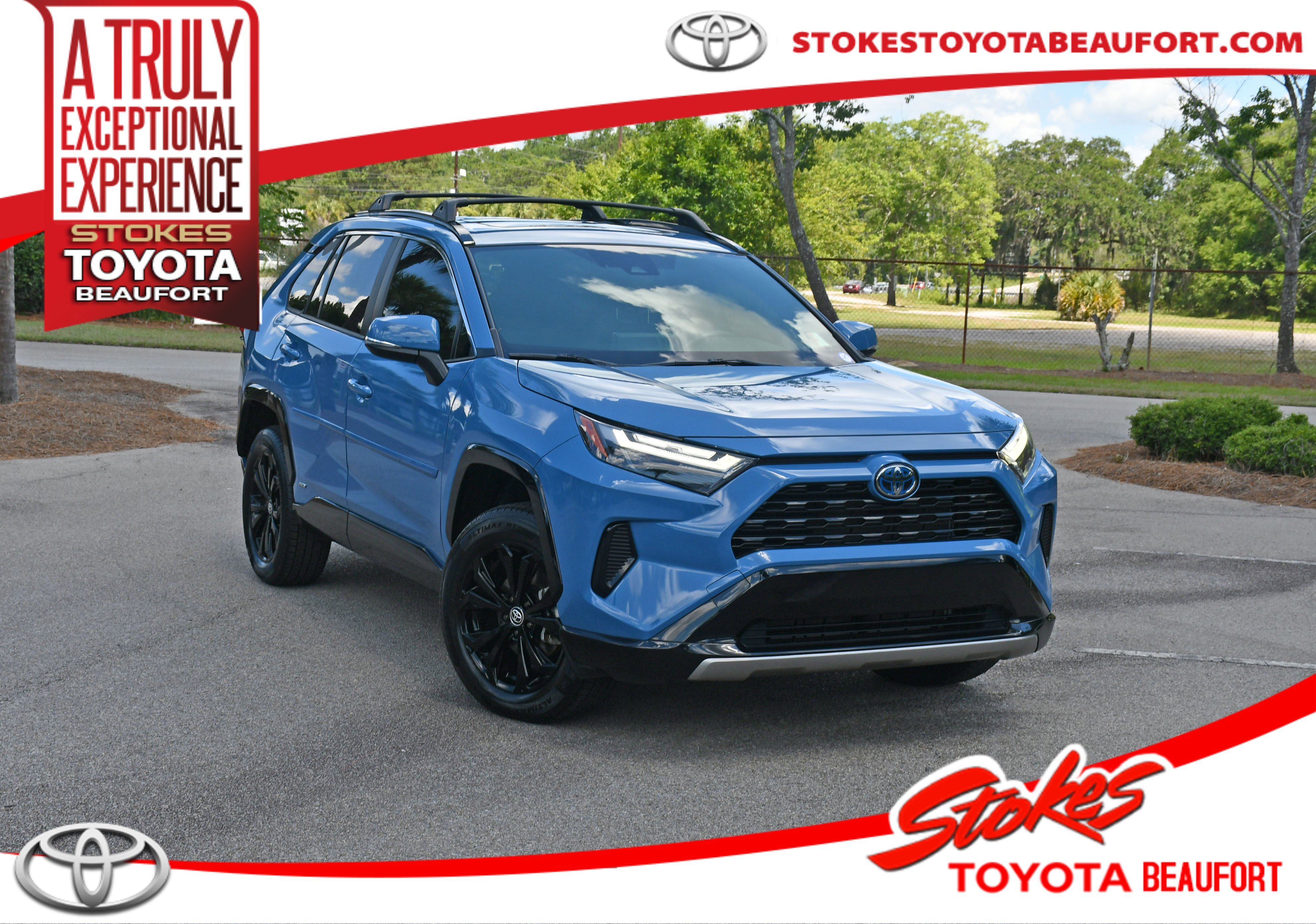 Used 2024 Blue Toyota SE image 1