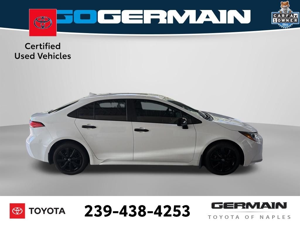 Used 2025 White Toyota LE image 4