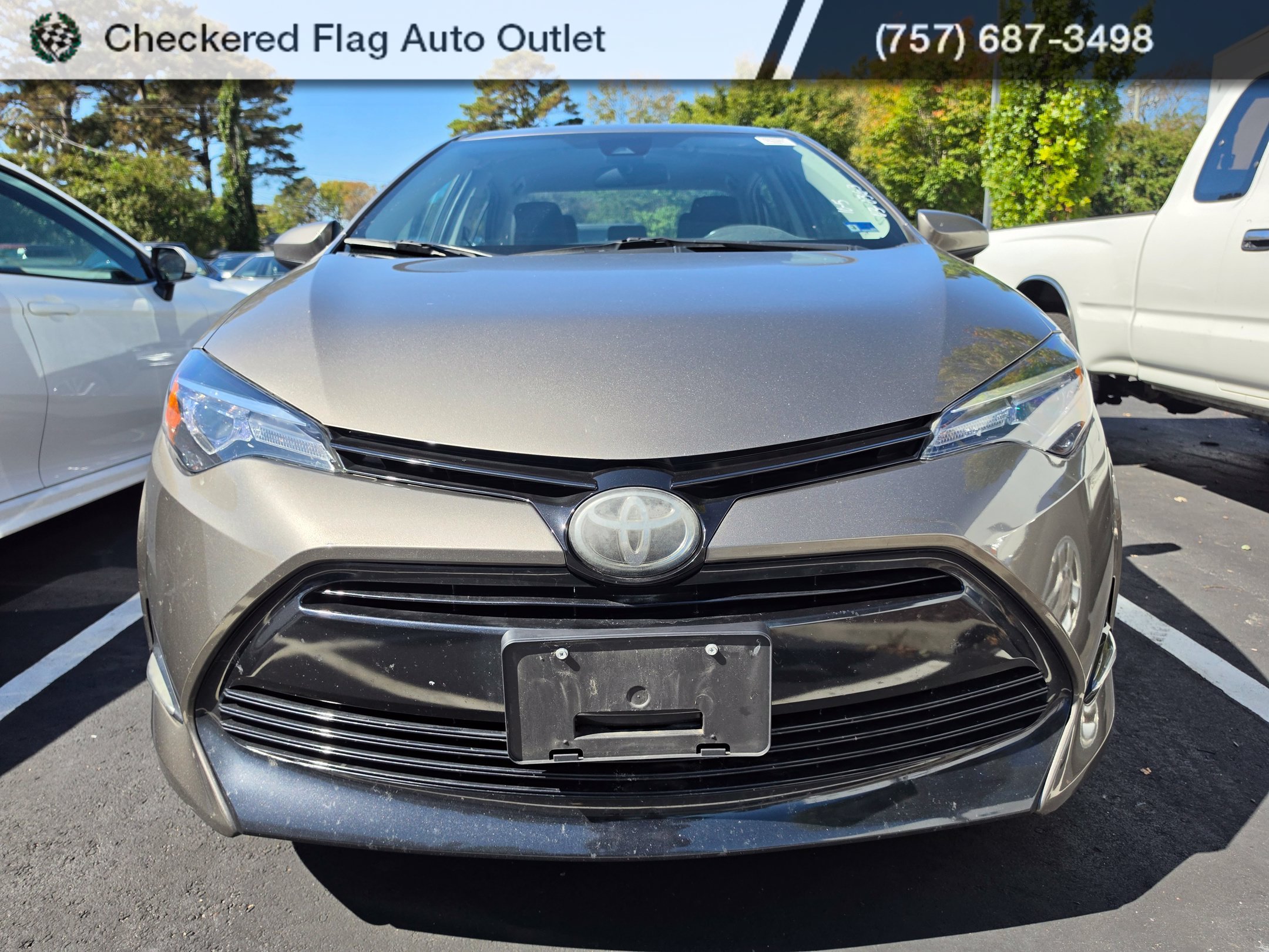 Used 2018 Falcon Gray Metallic Toyota LE image 2