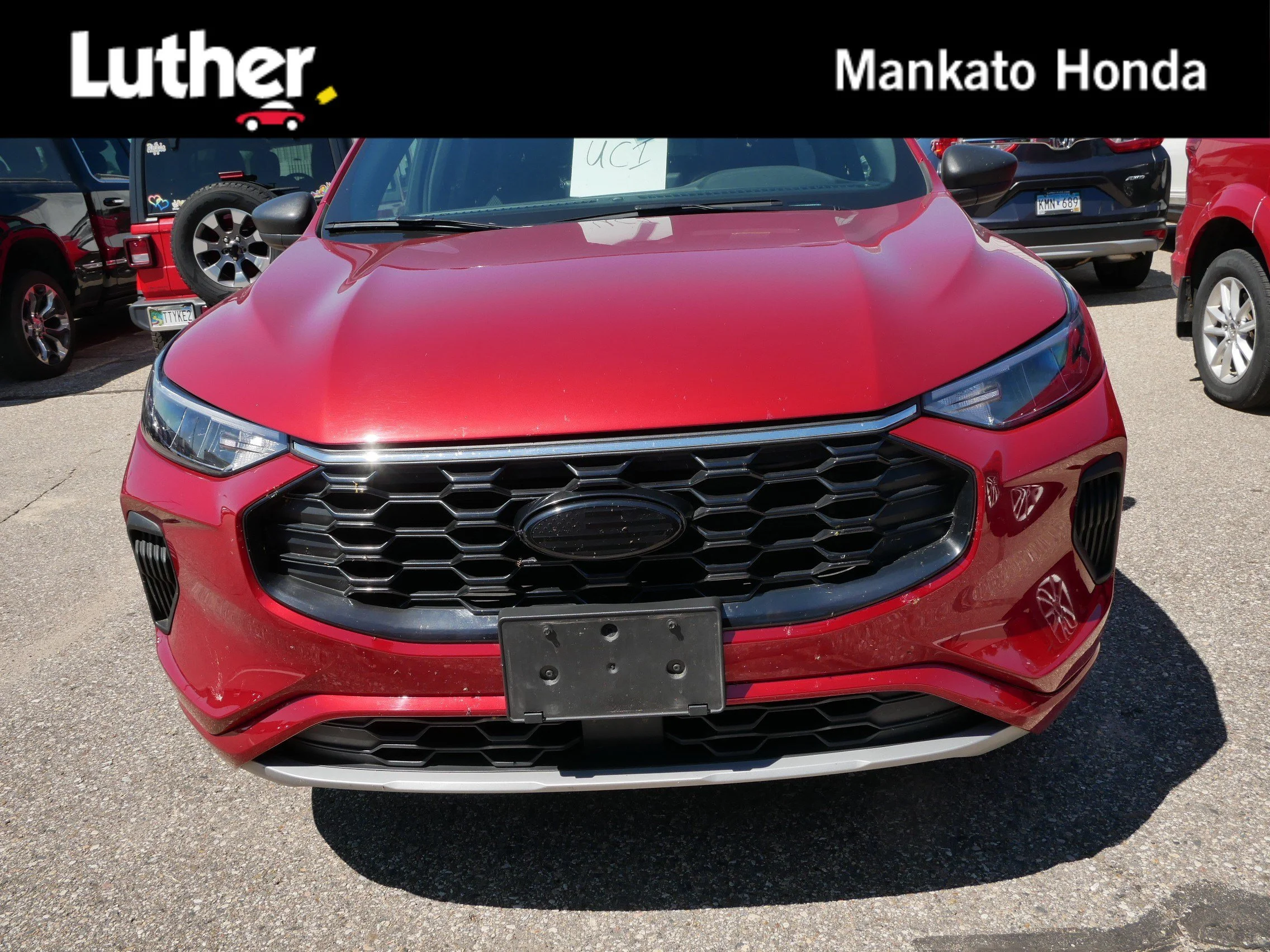 Used 2023 Rapid Red Metallic Tinted Clearcoat Ford ST-Line image 1