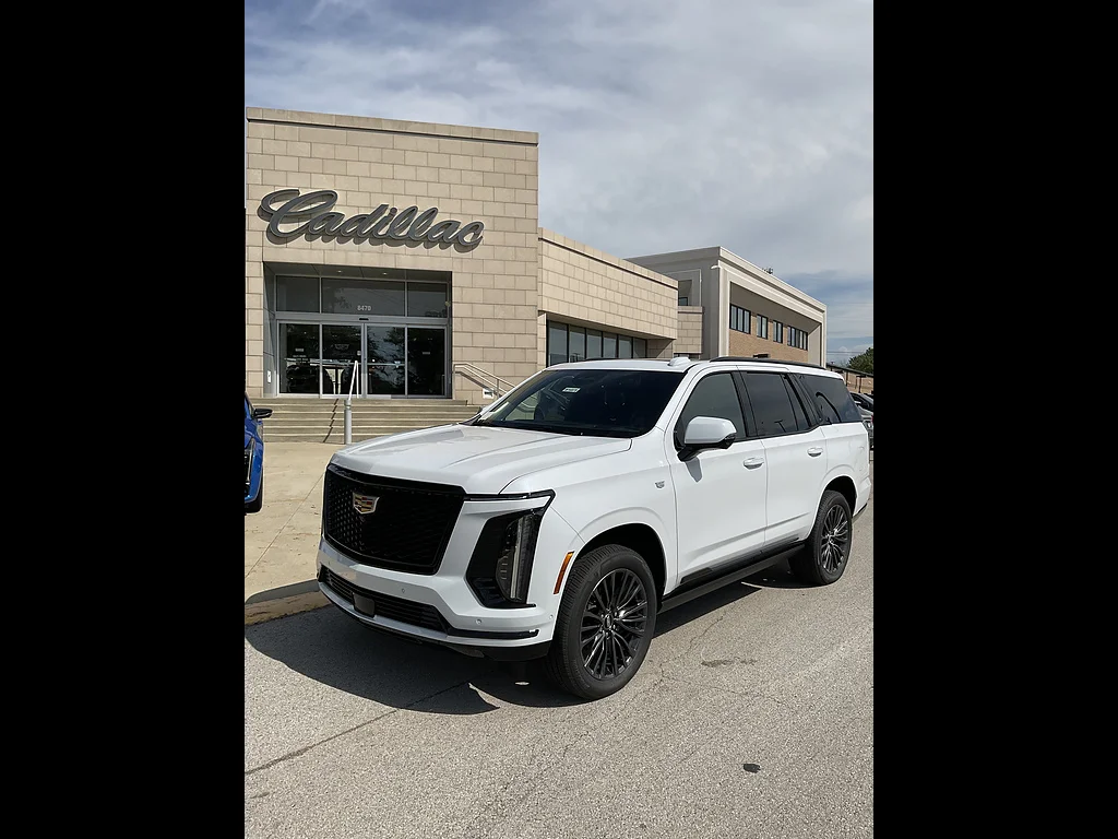 New 2026 Vibrant White Tricoat Cadillac Platinum Sport image 1